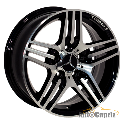 Диски Replica Mercedes D5012 MB (Black Cap) R15 W6.5 PCD5x112 ET25 DIA66.6  